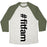 Virgin Teez  Baseball Tee #FITFAM" SHIRT UNISEX TRI-BLEND BASEBALL TEE"