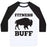 Virgin Teez  Baseball Tee Unisex Classic Baseball Tee / x-small / White/Black FITNESS BUFF UNISEX CLASSIC BASEBALL TEE