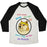 Virgin Teez  Baseball Tee Unisex Tri-Blend Baseball Tee / small / Oatmeal / Black FITNESS DOGE (COLOR) UNISEX TRI-BLEND BASEBALL TEE