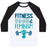 Virgin Teez  Baseball Tee Unisex Classic Baseball Tee / x-small / White/Black FITNESS, FOOD, AND FEMINISM UNISEX CLASSIC BASEBALL TEE