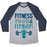 Virgin Teez  Baseball Tee Unisex Tri-Blend Baseball Tee / small / Athletic Gray / Navy FITNESS, FOOD, AND FEMINISM UNISEX TRI-BLEND BASEBALL TEE