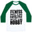 Virgin Teez  Baseball Tee Unisex Classic Baseball Tee / x-small / White/Dark Green FITNESS IS A LIFESTYLE UNISEX CLASSIC BASEBALL TEE