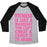Virgin Teez  Baseball Tee Unisex Tri-Blend Baseball Tee / small / Athletic Gray / Black FITNESS IS LIKE MARRIAGE UNISEX TRI-BLEND BASEBALL TEE