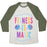 Virgin Teez  Baseball Tee Unisex Tri-Blend Baseball Tee / small / Oatmeal / Moss FITNESS IS MAGIC UNISEX TRI-BLEND BASEBALL TEE