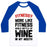 Virgin Teez  Baseball Tee Unisex Classic Baseball Tee / x-small / White/Blue FITNESS MORE LIKE FITNESS WHOLE BOTTLE OF WINE IN MY MOUTH UNISEX CLASSIC BASEBALL TEE