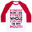 Virgin Teez  Baseball Tee Unisex Classic Baseball Tee / x-small / White/Red FITNESS MORE LIKE FITNESS WHOLE CUPCAKE UNISEX CLASSIC BASEBALL TEE