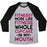 Virgin Teez  Baseball Tee Unisex Tri-Blend Baseball Tee / small / Athletic Gray / Black FITNESS MORE LIKE FITNESS WHOLE CUPCAKE UNISEX TRI-BLEND BASEBALL TEE