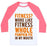 Virgin Teez  Baseball Tee Unisex Classic Baseball Tee / x-small / White/Neon Pink FITNESS? MORE LIKE FITNESS WHOLE PUMPKIN PIE IN MY MOUTH UNISEX CLASSIC BASEBALL TEE