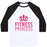 Virgin Teez  Baseball Tee Unisex Classic Baseball Tee / x-small / White/Black FITNESS PRINCESS UNISEX CLASSIC BASEBALL TEE