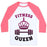Virgin Teez  Baseball Tee Unisex Classic Baseball Tee / x-small / White/Neon Pink FITNESS QUEEN UNISEX CLASSIC BASEBALL TEE