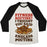 Virgin Teez  Baseball Tee Unisex Tri-Blend Baseball Tee / small / Oatmeal / Black FITNESS ROUTINE? I THOUGHT YOU SAID ENDLESS POUTINE UNISEX TRI-BLEND BASEBALL TEE