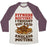 Virgin Teez  Baseball Tee Unisex Tri-Blend Baseball Tee / small / Oatmeal / Maroon FITNESS ROUTINE? I THOUGHT YOU SAID ENDLESS POUTINE UNISEX TRI-BLEND BASEBALL TEE