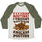 Virgin Teez  Baseball Tee Unisex Tri-Blend Baseball Tee / small / Oatmeal / Moss FITNESS ROUTINE? I THOUGHT YOU SAID ENDLESS POUTINE UNISEX TRI-BLEND BASEBALL TEE