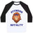 Virgin Teez  Baseball Tee Unisex Classic Baseball Tee / x-small / White/Black FITNESS ROYALTY UNISEX CLASSIC BASEBALL TEE