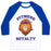 Virgin Teez  Baseball Tee Unisex Classic Baseball Tee / x-small / White/Blue FITNESS ROYALTY UNISEX CLASSIC BASEBALL TEE