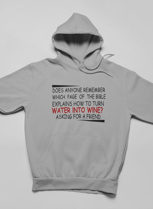 Water Into Wine Hoodie