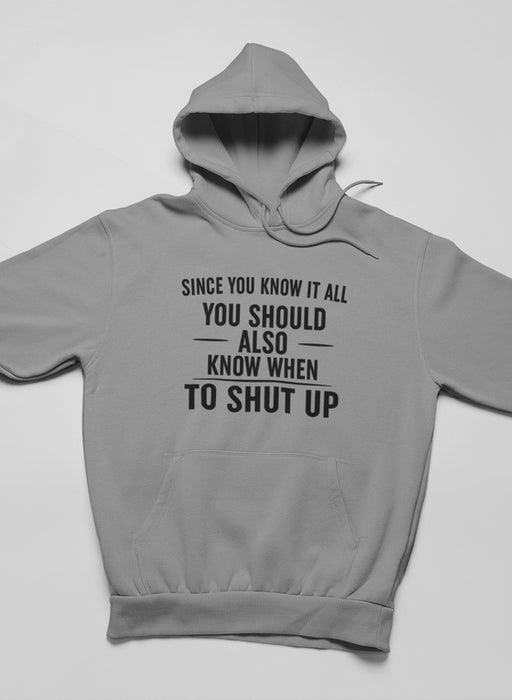 Since You Know It All Hoodie