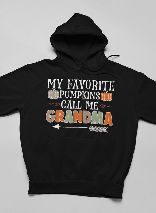Favorite Pumpkins Call Me Grandma Hoodie