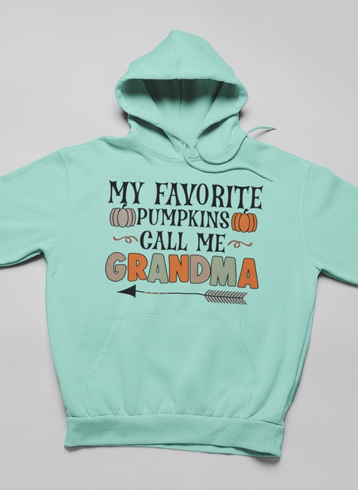 Favorite Pumpkins Call Me Grandma Hoodie
