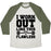 Virgin Teez  Baseball Tee Unisex Tri-Blend Baseball Tee / small / Oatmeal / Moss FLAWLESS WORKOUT UNISEX TRI-BLEND BASEBALL TEE