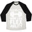 Virgin Teez  Baseball Tee Unisex Tri-Blend Baseball Tee / small / Oatmeal / Black FLEXIBILITY MORE LIKE FLEX ABILITY UNISEX TRI-BLEND BASEBALL TEE