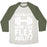 Virgin Teez  Baseball Tee Unisex Tri-Blend Baseball Tee / small / Oatmeal / Moss FLEXIBILITY MORE LIKE FLEX ABILITY UNISEX TRI-BLEND BASEBALL TEE