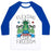 Virgin Teez  Baseball Tee Unisex Classic Baseball Tee / x-small / White/Blue FLEXING FOR FREEDOM UNISEX CLASSIC BASEBALL TEE