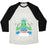 Virgin Teez  Baseball Tee Unisex Tri-Blend Baseball Tee / small / Oatmeal / Black FLEXING FOR FREEDOM UNISEX TRI-BLEND BASEBALL TEE