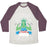 Virgin Teez  Baseball Tee Unisex Tri-Blend Baseball Tee / small / Oatmeal / Maroon FLEXING FOR FREEDOM UNISEX TRI-BLEND BASEBALL TEE