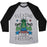 Virgin Teez  Baseball Tee Unisex Tri-Blend Baseball Tee / small / Athletic Gray / Black FLEXING FOR FREEDOM UNISEX TRI-BLEND BASEBALL TEE