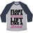 Virgin Teez  Baseball Tee Unisex Tri-Blend Baseball Tee / small / Athletic Gray / Navy FLOAT LIKE A BUTTERFLY LIFT LIKE A BEAST UNISEX TRI-BLEND BASEBALL TEE