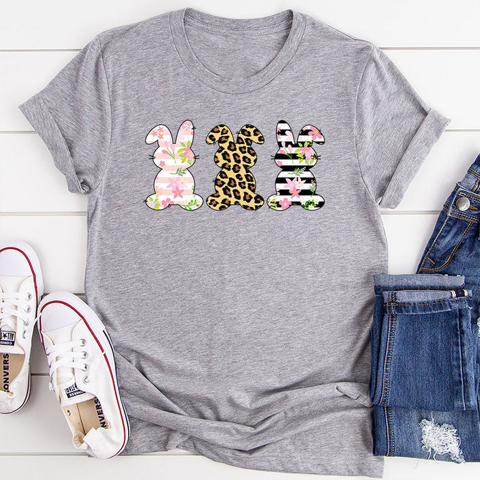 Floral Easter Bunnies T-Shirt