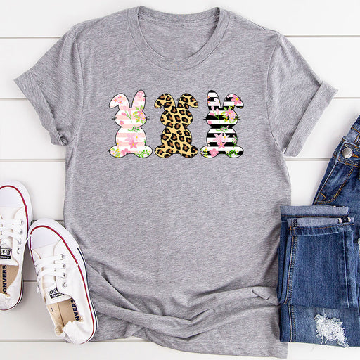 Floral Easter Bunnies T-Shirt