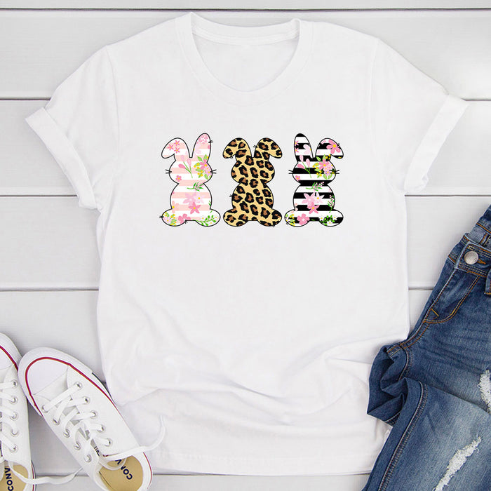 Floral Easter Bunnies T-Shirt