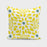 The Pillow pillows 16" x 16" Flowers in Yellow Cushion/Pillow