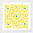 The Pillow pillows 16" x 16" Flowers in Yellow Cushion/Pillow