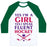Virgin Teez  Baseball Tee Unisex Classic Baseball Tee / x-small / White/Dark Green FLUENT HOCKEY UNISEX CLASSIC BASEBALL TEE