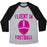 Virgin Teez  Baseball Tee Unisex Tri-Blend Baseball Tee / small / Athletic Gray / Black FLUENT IN FOOTBALL UNISEX TRI-BLEND BASEBALL TEE