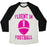 Virgin Teez  Baseball Tee Unisex Tri-Blend Baseball Tee / small / Oatmeal / Black FLUENT IN FOOTBALL UNISEX TRI-BLEND BASEBALL TEE