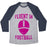 Virgin Teez  Baseball Tee Unisex Tri-Blend Baseball Tee / small / Athletic Gray / Navy FLUENT IN FOOTBALL UNISEX TRI-BLEND BASEBALL TEE