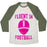 Virgin Teez  Baseball Tee Unisex Tri-Blend Baseball Tee / small / Oatmeal / Moss FLUENT IN FOOTBALL UNISEX TRI-BLEND BASEBALL TEE