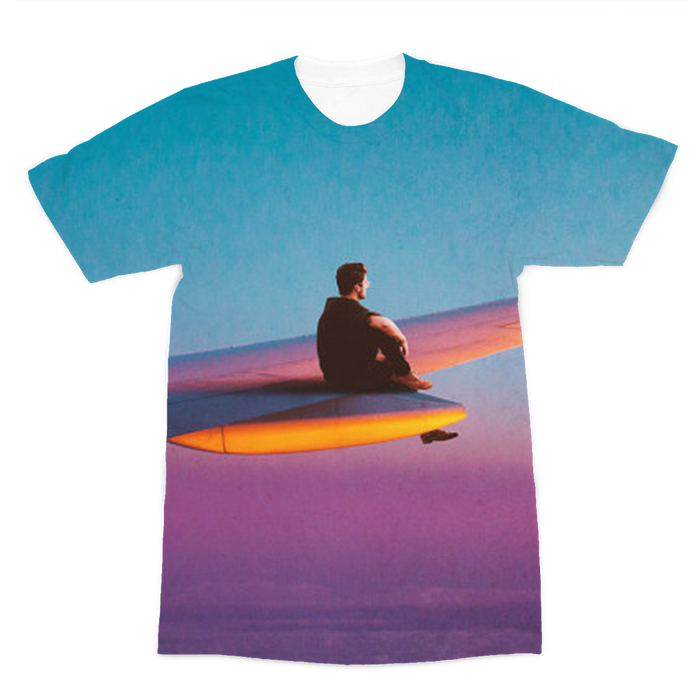 VIRGIN TEEZ Sublimation T-shirt XS Flying Alone Premium Sublimation Adult T-Shirt