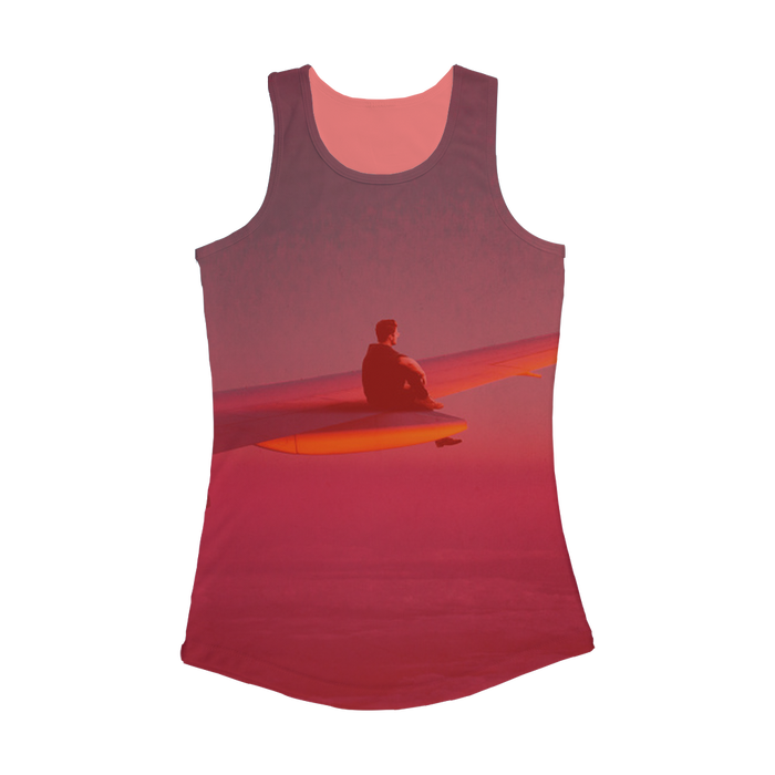 VIRGIN TEEZ Women Tank top Electric Pink / XS Flying Alone Women Performance Tank Top