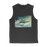 VIRGIN TEEZ Tank Top Black / Unisex / S Flying Over The World Premium Adult Muscle Top