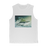 VIRGIN TEEZ Tank Top White / Unisex / S Flying Over The World Premium Adult Muscle Top