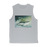 VIRGIN TEEZ Tank Top Light Grey / Unisex / S Flying Over The World Premium Adult Muscle Top
