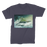 VIRGIN TEEZ Men T-Shirts Navy / Male / S Flying Over The World Premium Jersey Men's T-Shirt
