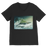 VIRGIN TEEZ Men T-Shirts Black / Unisex / S Flying Over The World Premium V-Neck T-Shirt
