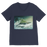 VIRGIN TEEZ Men T-Shirts Navy / Unisex / S Flying Over The World Premium V-Neck T-Shirt