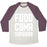 Virgin Teez  Baseball Tee Unisex Tri-Blend Baseball Tee / small / Oatmeal / Maroon FOOD COMA SURVIVOR UNISEX TRI-BLEND BASEBALL TEE